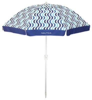 Nautica 7-Foot Beach Umbrella in Blue