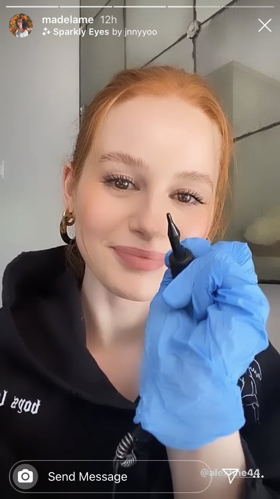 Madelaine Petsch Tattooed Her Friend at Home