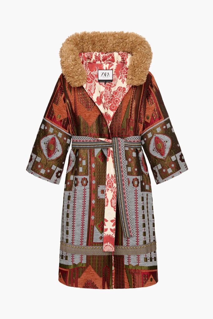 Zara Jacquard Coat