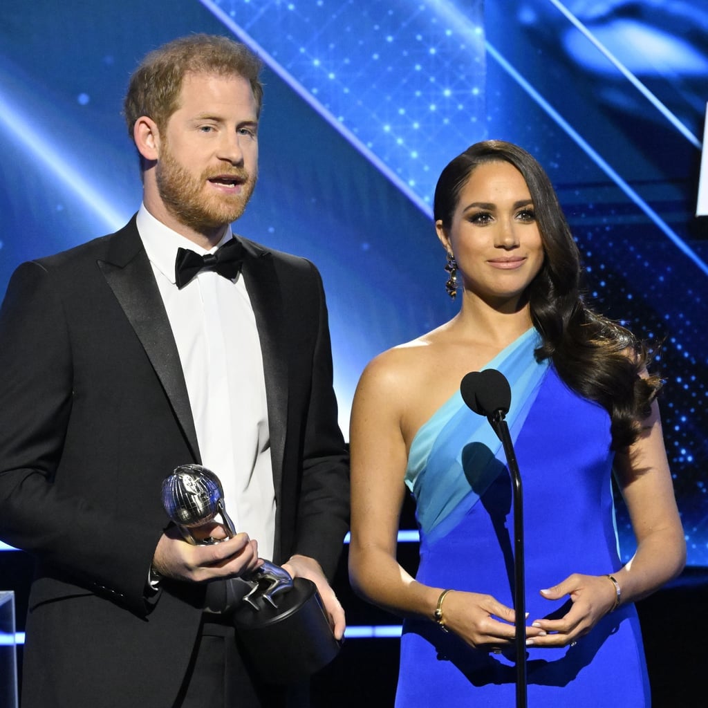 Meghan Markle s Blue Dress at the NAACP Image Awards POPSUGAR Fashion
