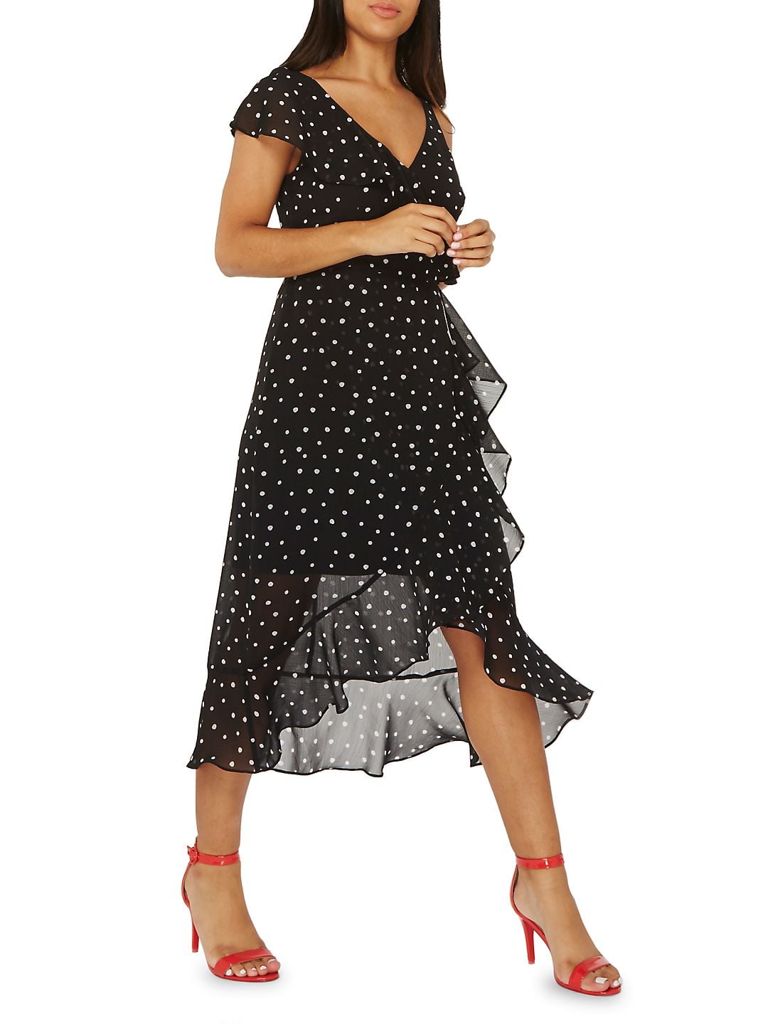 Buy DOROTHY PERKINS Women Black Solid Fit & Flare Dress - Dresses for Women  2396474 | Myntra