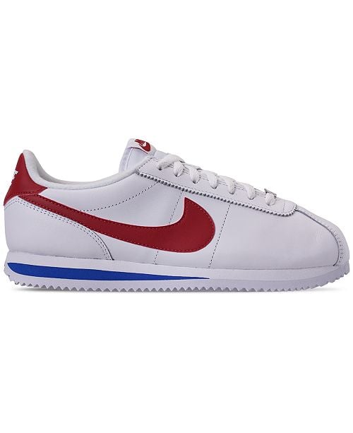 Nike men's cortez basic leather casual shoe best sale