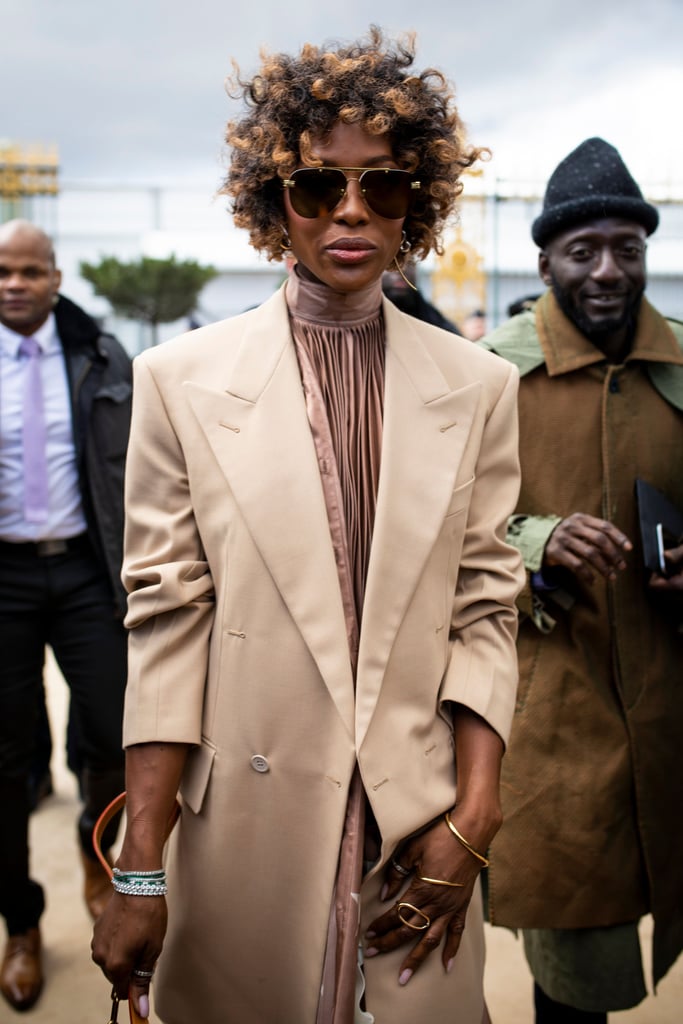 Naomi Campbell's Short Curly Hair January 2019  POPSUGAR 