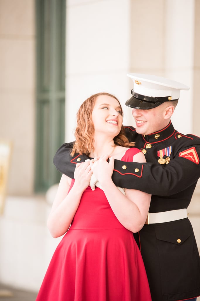 Military Couple Engagement Session in Washington DC