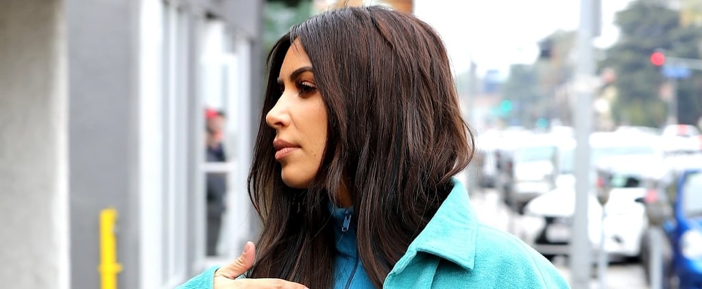 Kim Kardashian's Teal Jacket