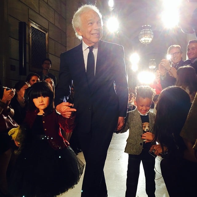 Alicia Keys' son, Egypt Dean, walked the Ralph Lauren kids' fashion show with the designer himself.
Source: Instagram user aliciakeys