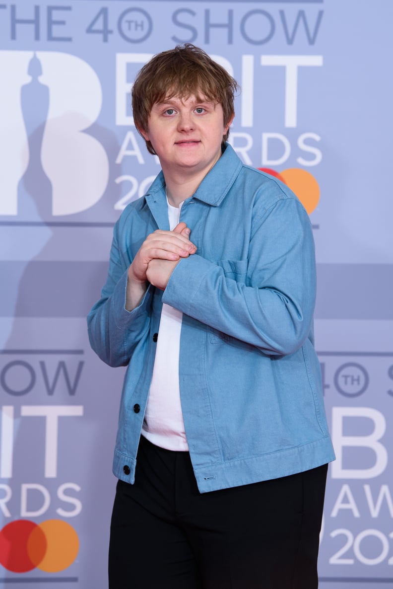 Lewis Capaldi on the 2020 BRIT Awards Red Carpet