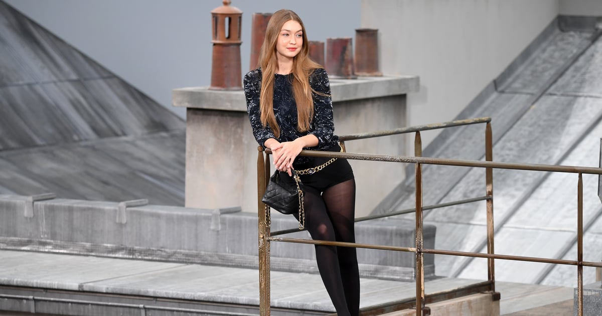 Gigi Hadid and Kaia Gerber Relaxed on the Rooftops of Paris During the Chanel Show