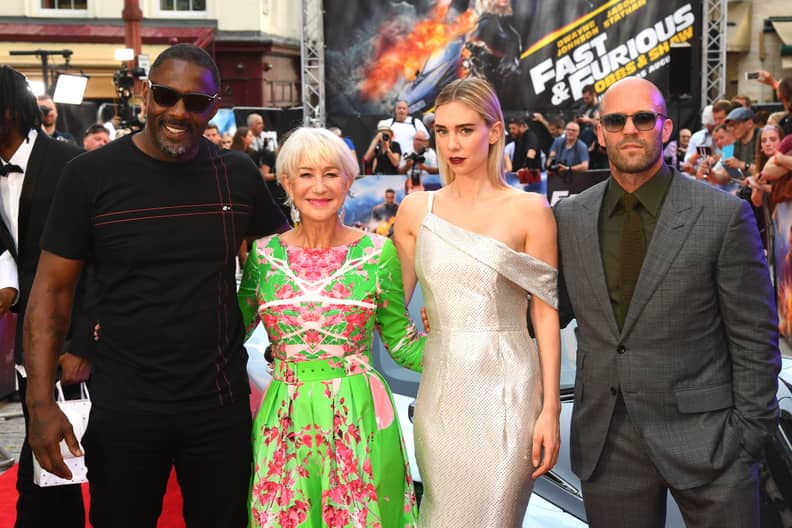 Hobbs and shaw movie premiere 2025