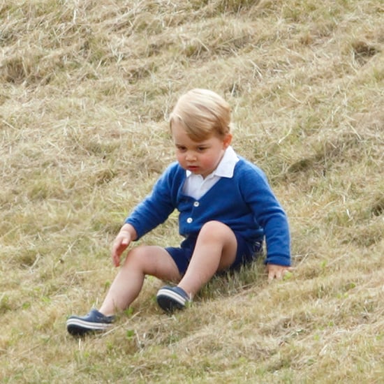 Prince George Planting Trees With Prince Charles