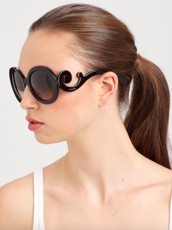 Prada Baroque Round Sunglasses