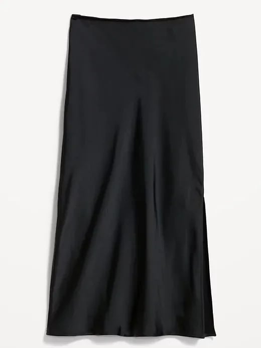 Old Navy Satin Midi Slip Skirt