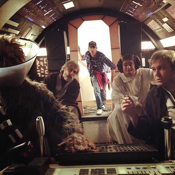 Inside the Star Wars sketch.