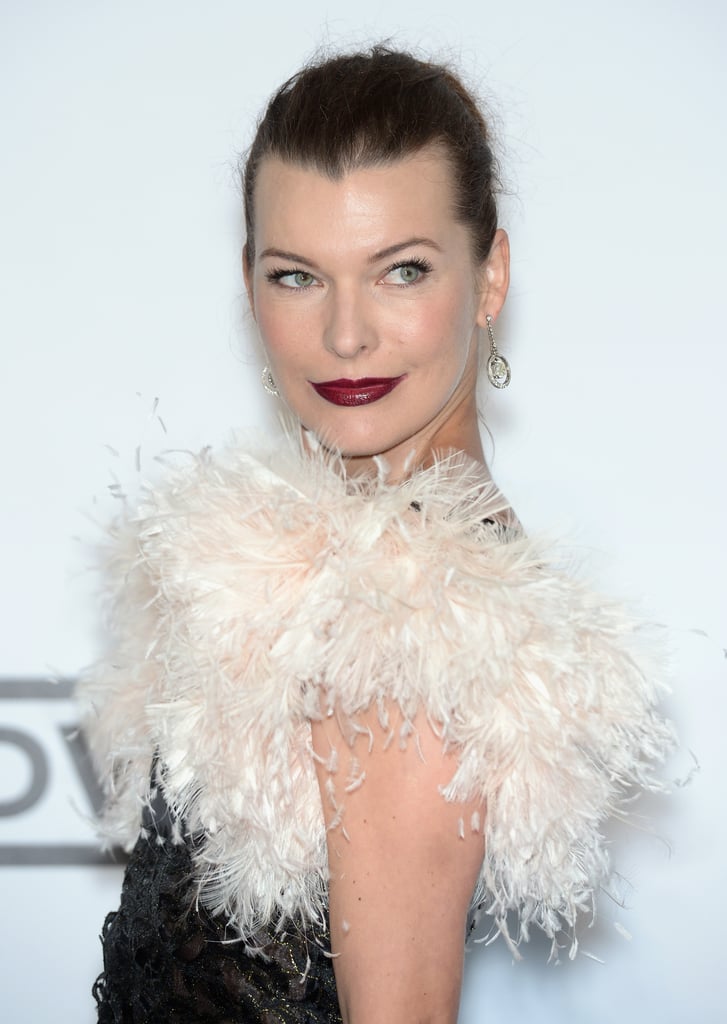 Milla Jovovich at the amfAR Cinema Against AIDS Gala