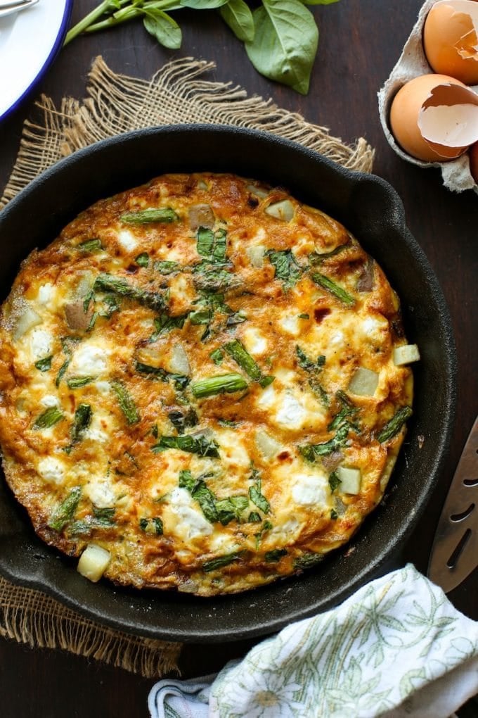 Potato and Asparagus Frittata Healthy Frittata Recipes POPSUGAR