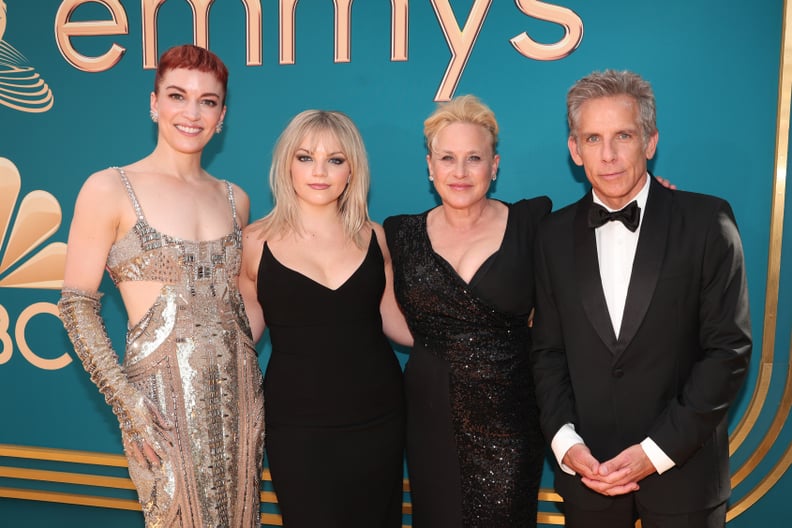 Britt Lower, Ella Stiller, Patricia Arquette, and Ben Stiller at the 2022 Emmys