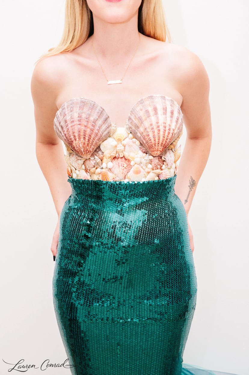 Mermaid clam shell bras  Mermaid fashion, Mermaid costume diy