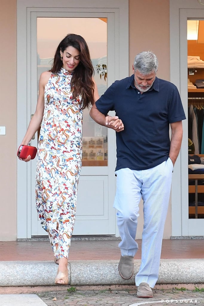 George and Amal Clooney Holding Hands in Italy June 2018