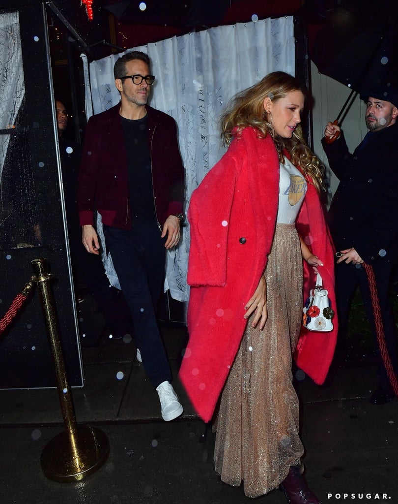 Ryan Reynolds and Blake Lively at Taylor Swift's Birthday