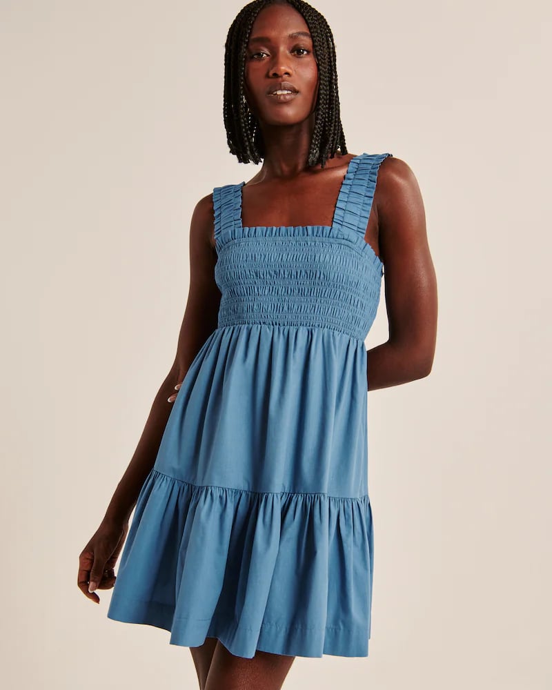 For Sundresses: Abercrombie Smocked Bodice Easy Mini Dress