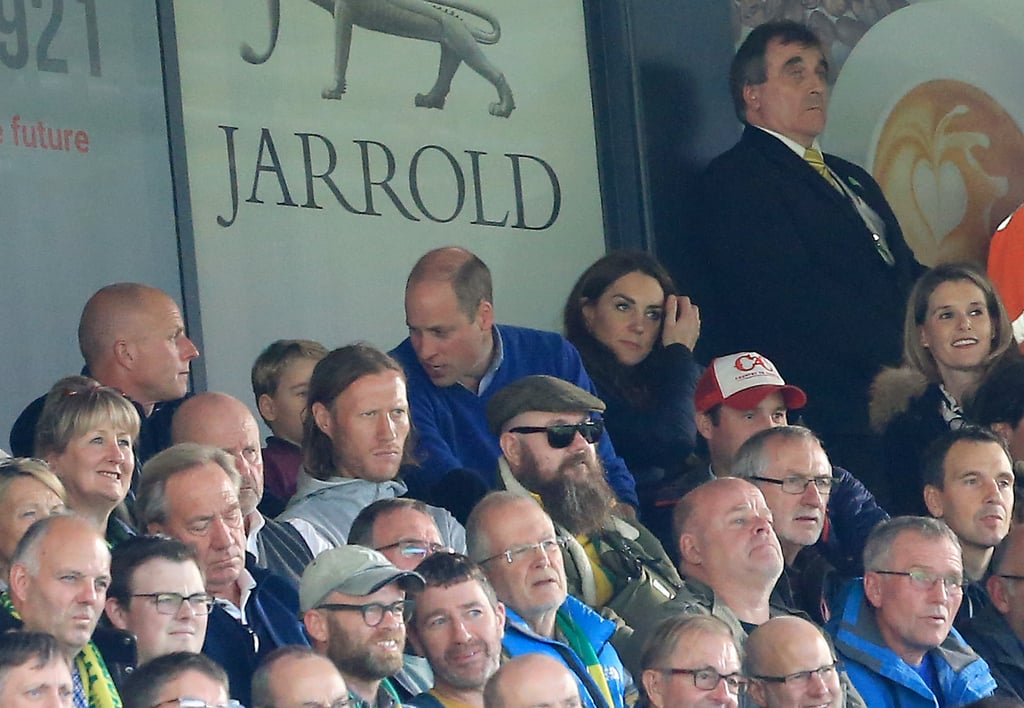 William, Kate, George, and Charlotte at Soccer Game Pictures