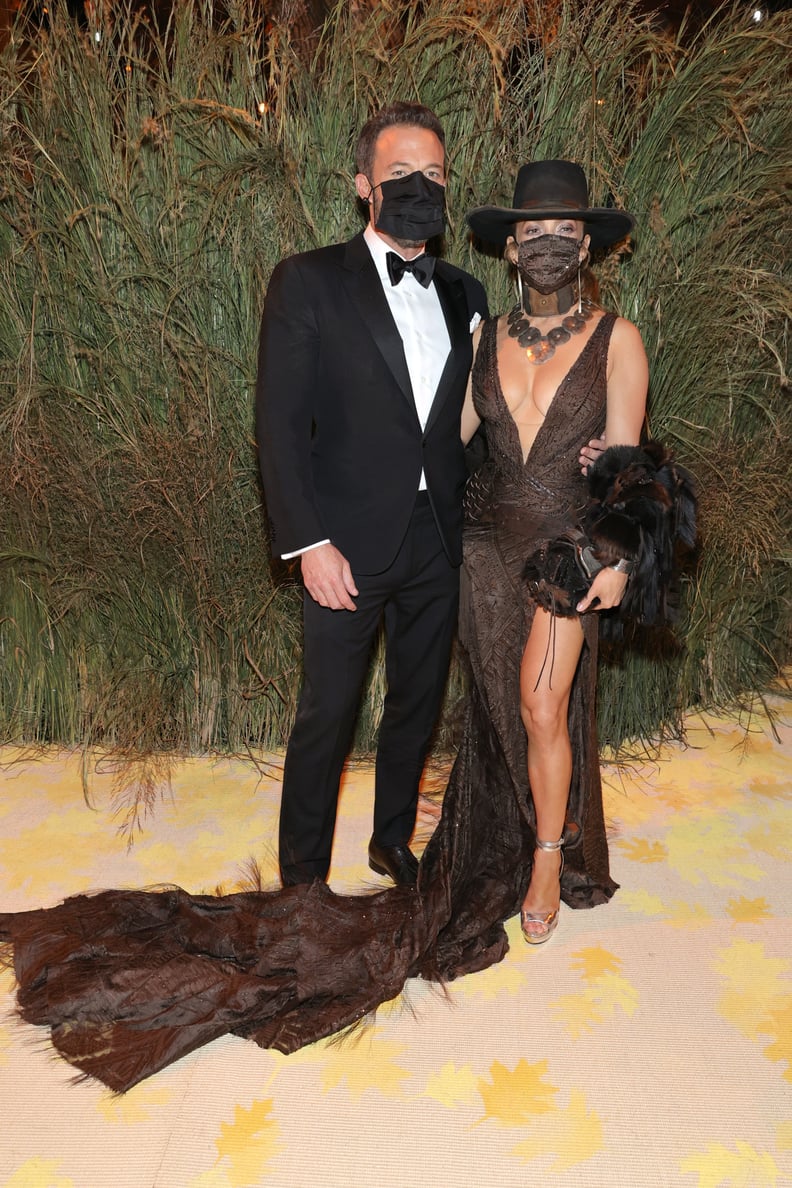 Jennifer Lopez and Ben Affleck at the 2021 Met Gala