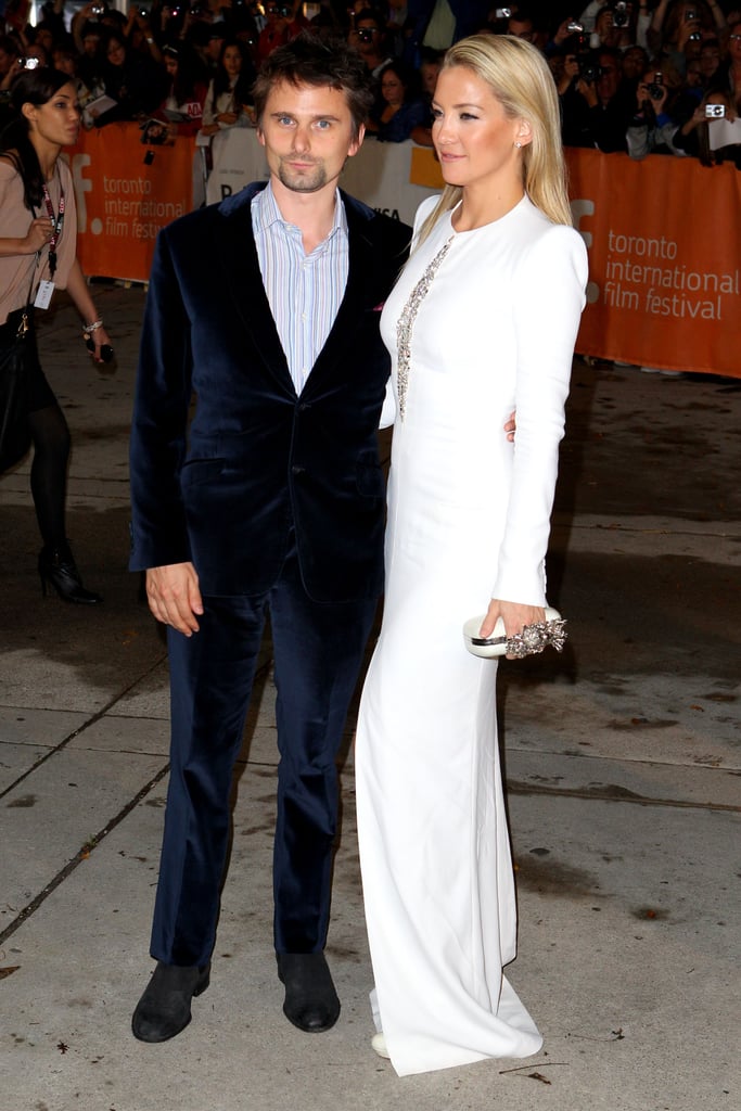 Kate Hudson Gets Gorgeous in White With Matthew Bellamy at TIFF Kate Hudson Gets Gorgeous in White With Matthew Bellamy at TIFF