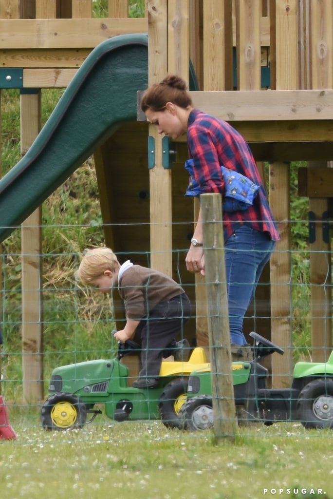 Kate Middleton and Prince George at the Park 2015 Pictures