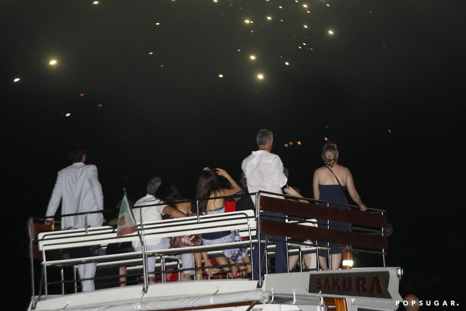 George and Amal Clooney Fourth of July in Lake Como 2015