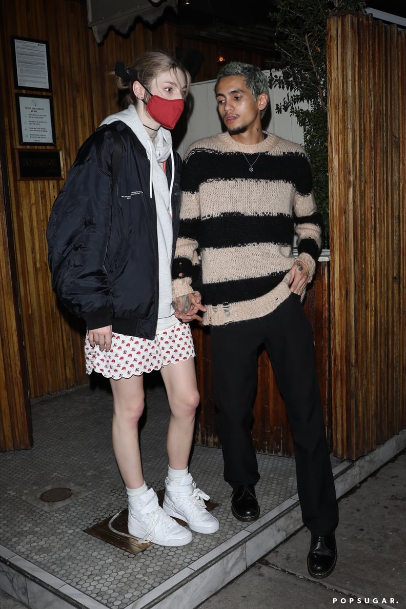 Hunter Schafer and Dominic Fike Out in West Hollywood Together