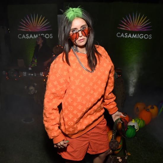 Nina Dobrev Dressed Up as Billie Eilish For Halloween