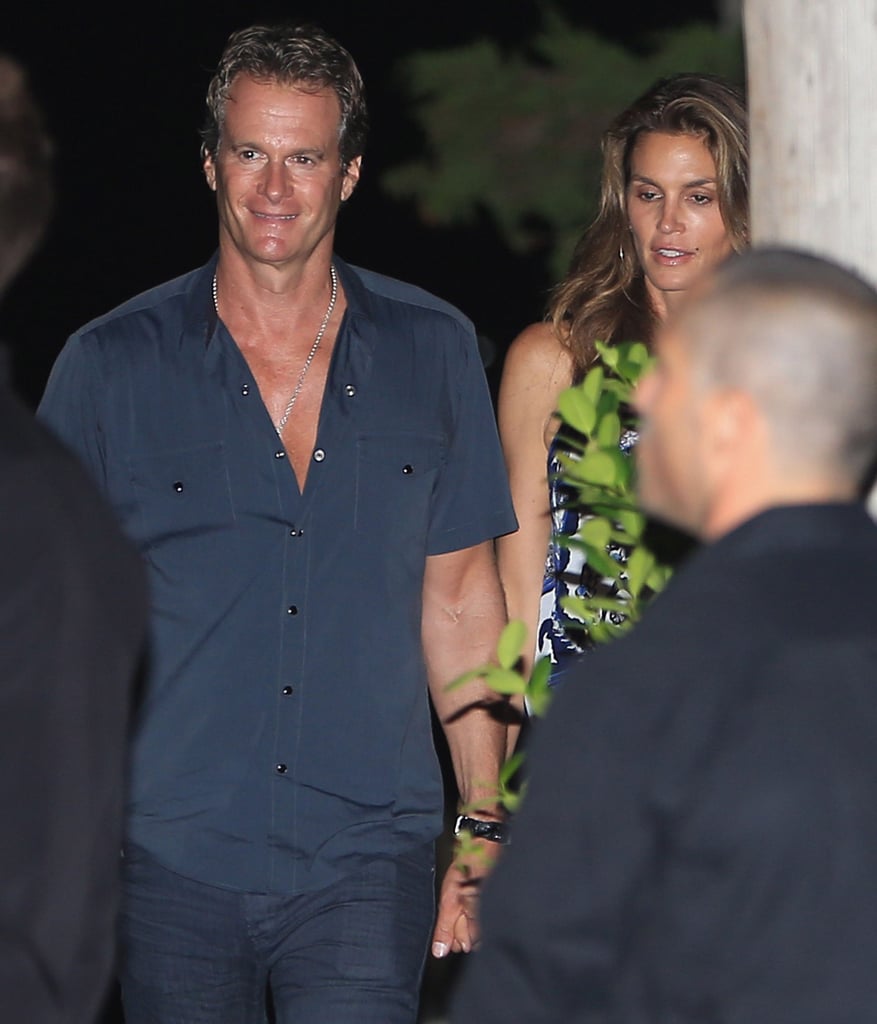 George and Amal Clooney Have Dinner With Cindy Crawford
