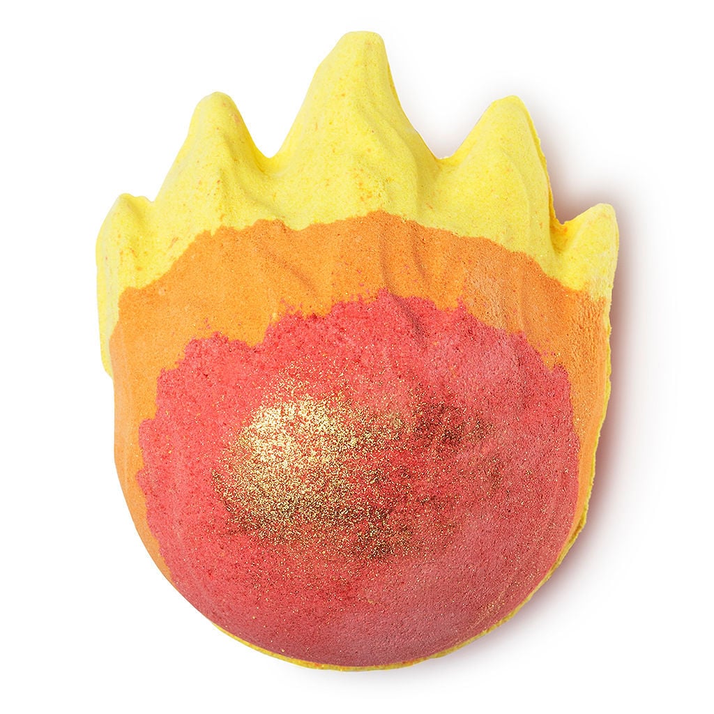 lush orange bath bomb