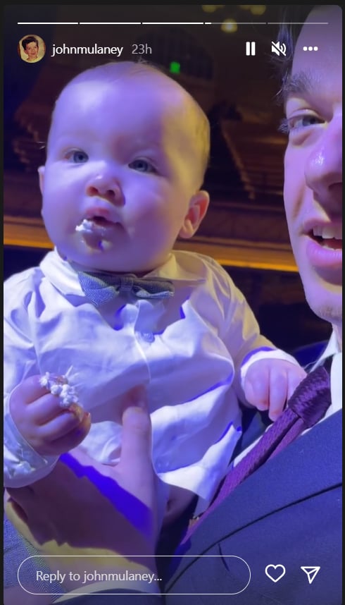 John Mulaney's Son Malcolm Helps Him Celebrate His Birthday