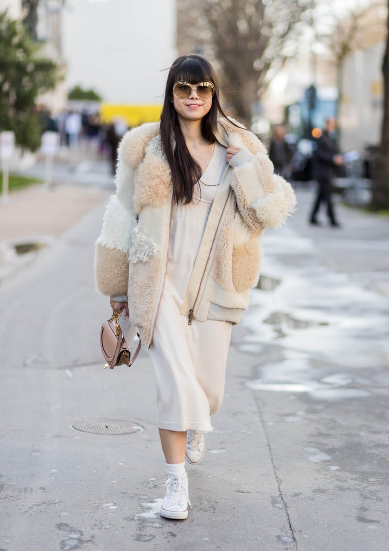 How to Wear a Dress When It's Cold | POPSUGAR Fashion