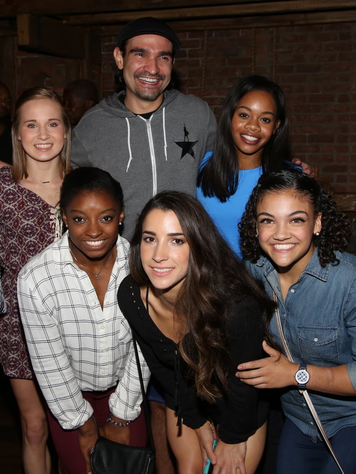 Simone Biles and Final Five at Hamilton Play in NYC 2016 | POPSUGAR Celebrity Photo 5