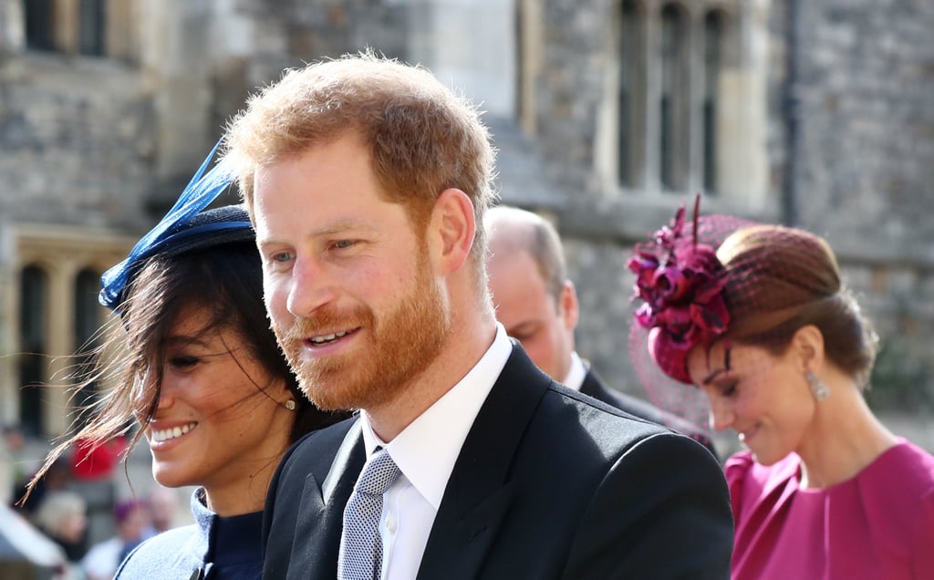 Meghan, Harry, Kate, and William at Eugenie's Wedding