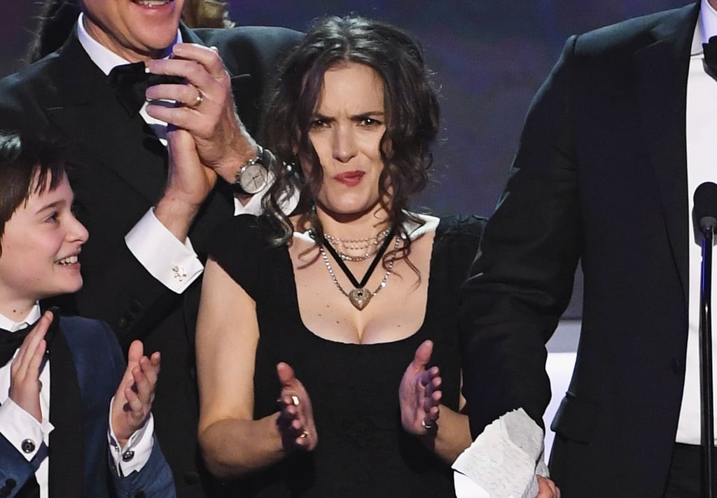 Winona Ryder's Reaction to Stranger Things Winning SAG ...