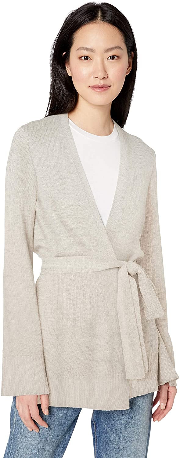 Daily Ritual Wool Blend Long-Line Open-Front Cardigan Sweater