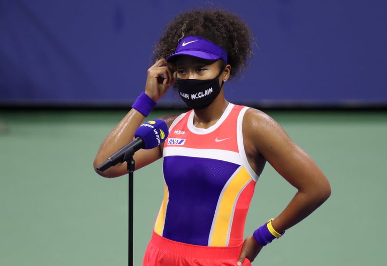 Naomi Osaka Wears an Elijah McClain Mask For Round 2 of the US Open