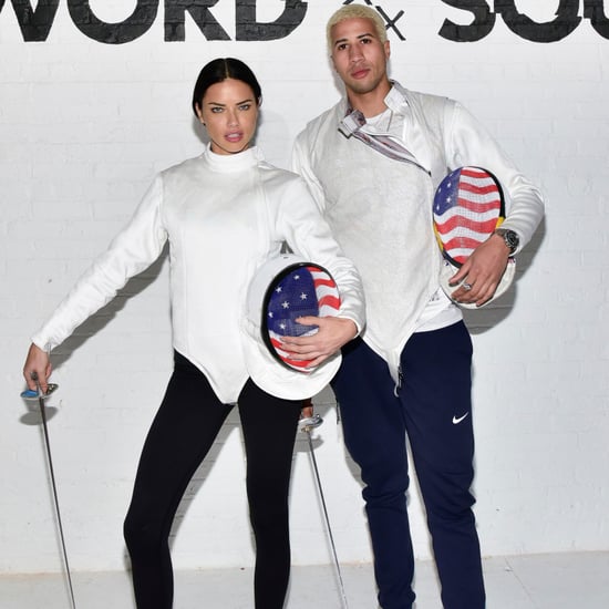 Adriana Lima Fencing Pictures December 2016