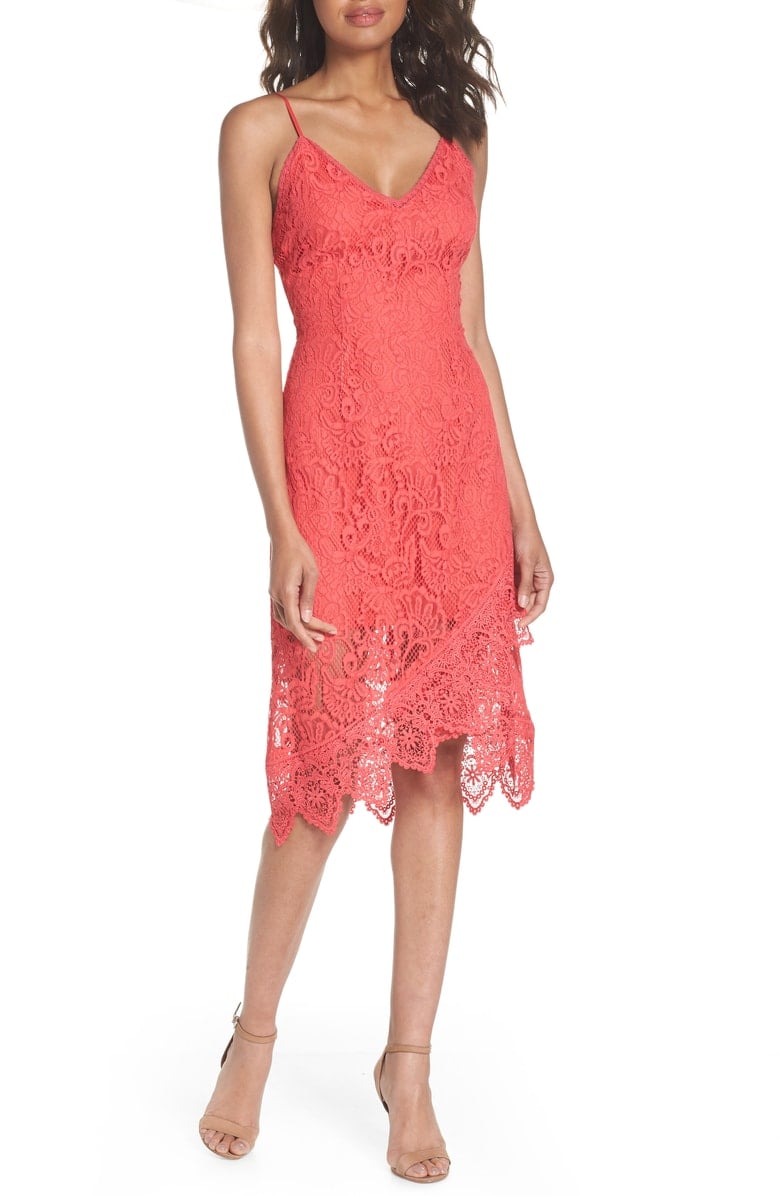 Bb dakota clearance pink lace dress