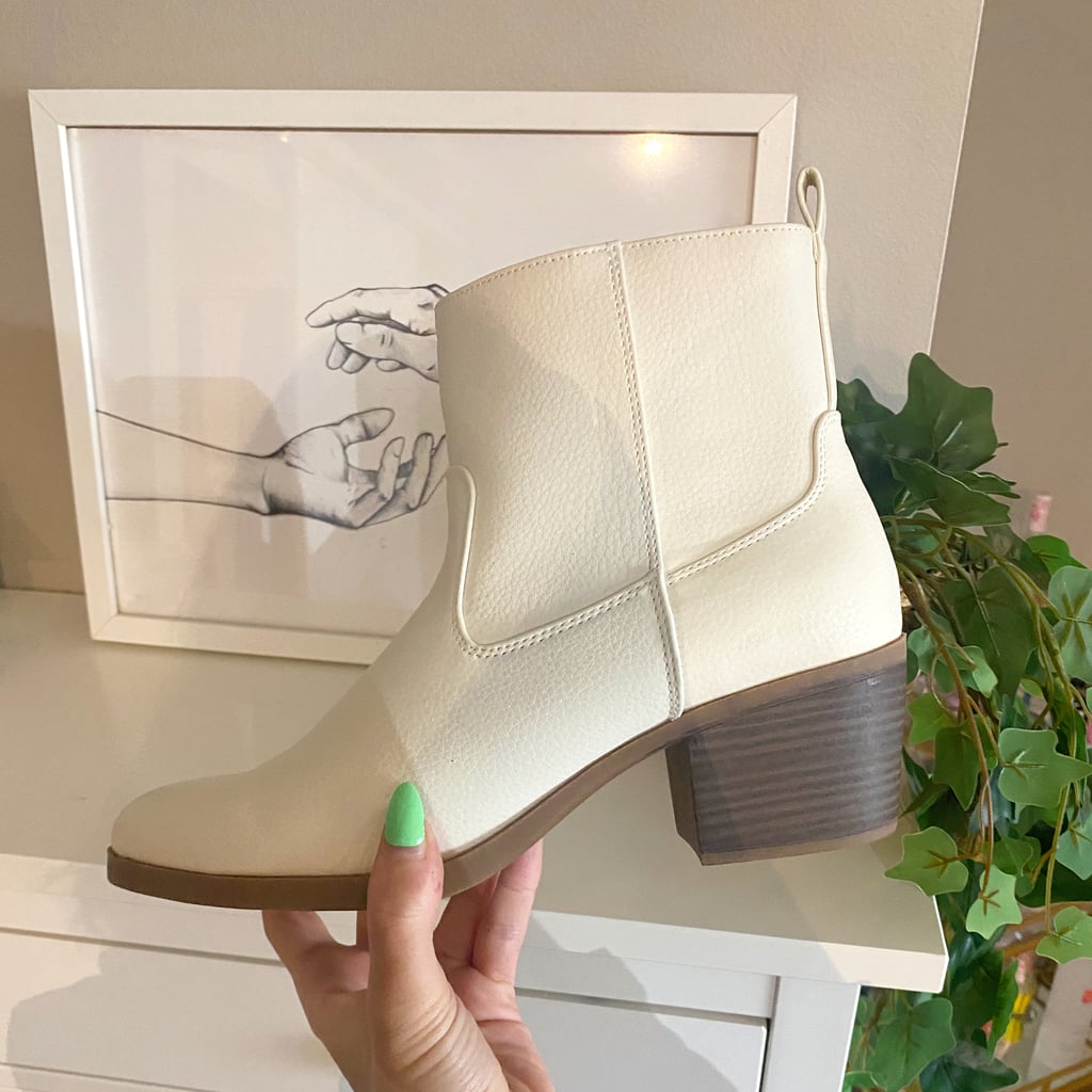 Old Navy Faux-Leather Western Ankle Boots I Editor Review