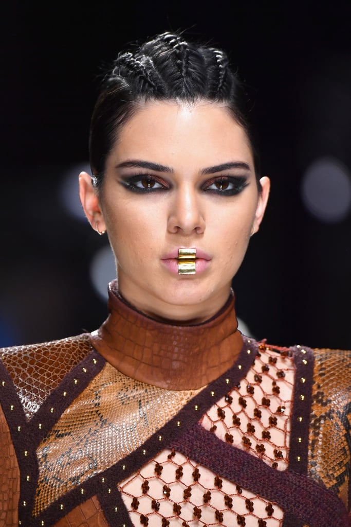 Kendall Jenner Walking The Runway At The Balmain Fw 2017 Show During Paris Fashion Week 1319