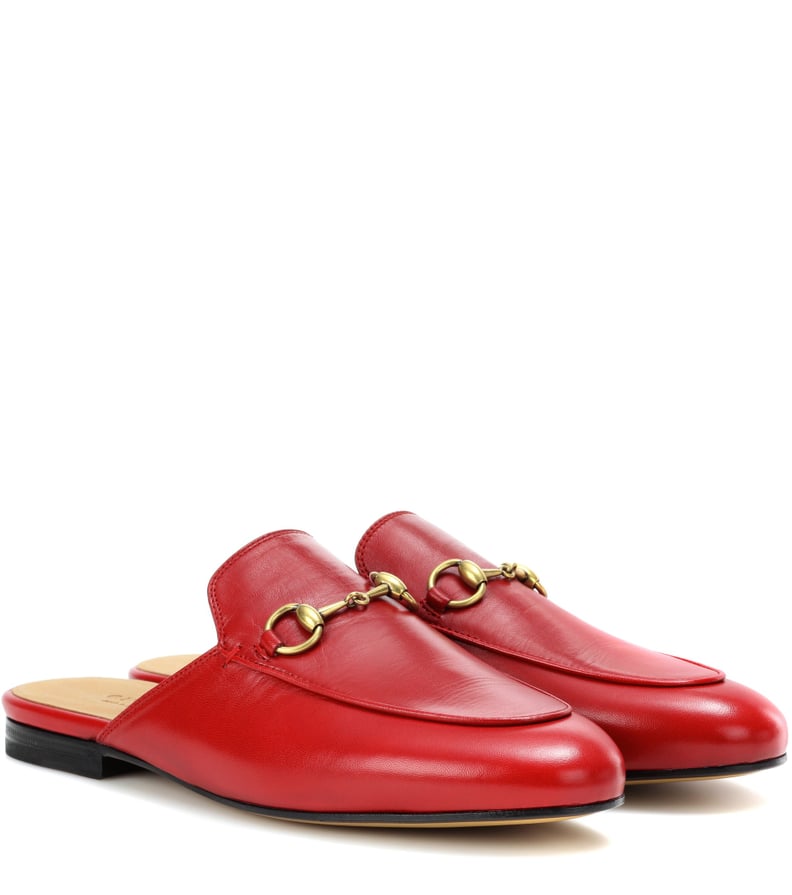 Gucci Princetown Leather Slippers