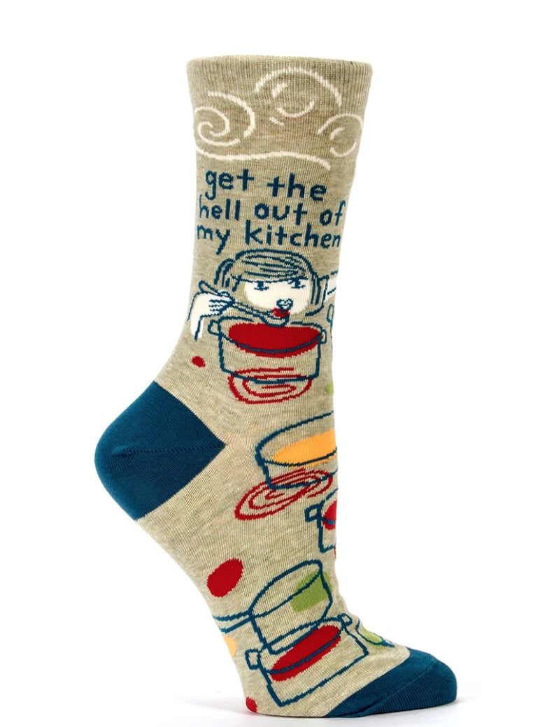 Get the Hell Out of My Kitchen Crew Socks