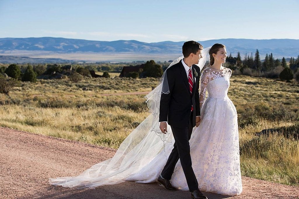 Allison Williams Wedding Dress POPSUGAR Fashion