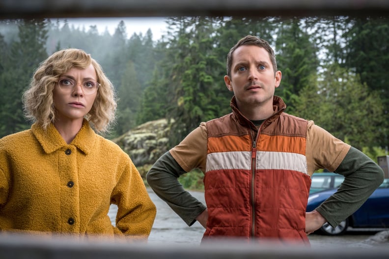 YELLOWJACKETS, from left: Christina Ricci, Elijah Wood, (Season 2, premiered March 26, 2023). photo: Kailey Schwerman / Showtime / Courtesy Everett Collection