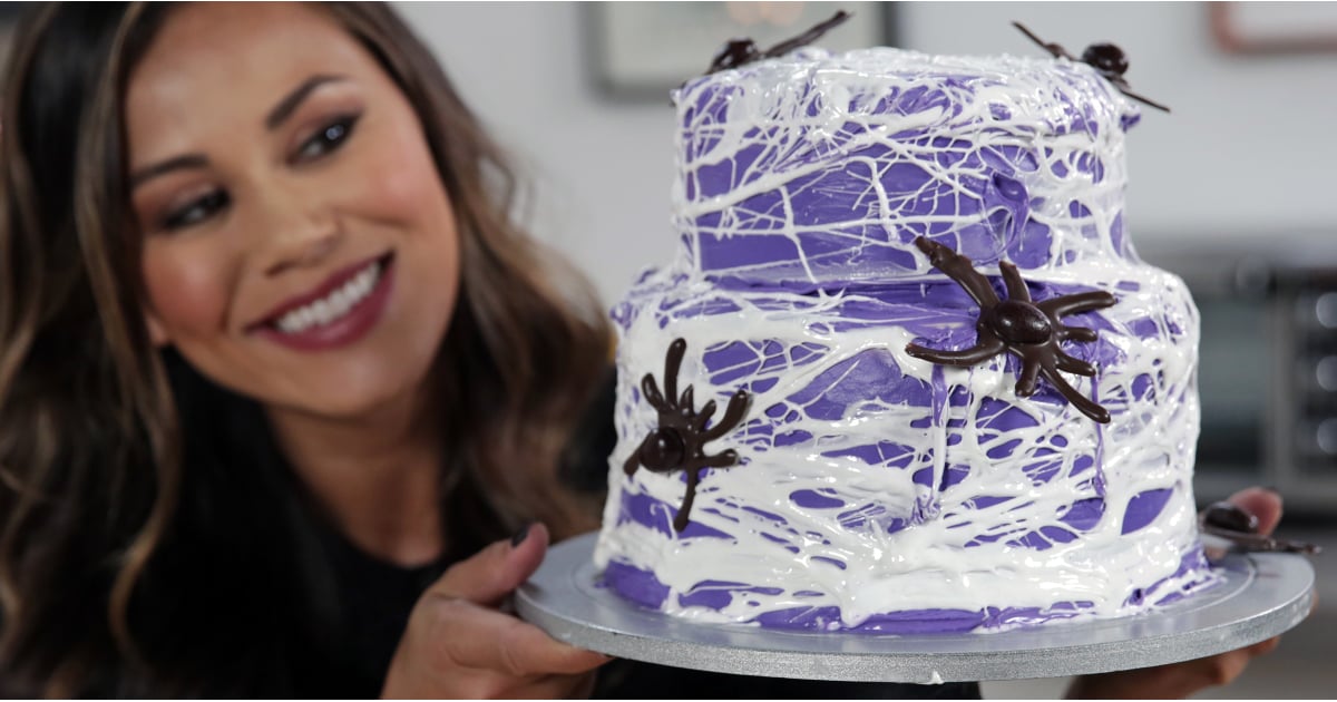 Spiderweb Marshmallow Cake POPSUGAR Food