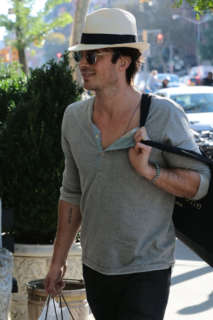 Ian Somerhalder and Nikki Reed in NYC October 2015